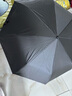 蕉下（beneunder）防紫外線遮陽(yáng)傘三折雙層黑膠晴雨傘防曬傘BM664藍(lán)鈴 曬單實(shí)拍圖