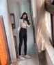 班仕利特厚加絨鯊魚褲女秋冬季外穿加厚黑色打底褲冬款芭比褲棉褲保暖褲 經(jīng)典黑450克 【-10°C以上】 M -適合體重80-100斤 曬單實拍圖