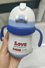 富光兒童保溫杯兒童外出低齡寶寶學(xué)飲杯鴨嘴吸管杯牛奶水杯 260ml 小蒂藍-【一杯雙蓋】 曬單實(shí)拍圖