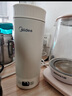 美的（Midea）便攜式電熱水杯 電熱水壺 保溫燒水杯 350ml迷你便攜式旅行出差 智能恒溫加熱杯 316L不銹鋼無異味 0.35L 【精準控溫】MK-DB35X22 曬單實拍圖