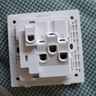 NVC雷士電工開(kāi)關(guān)插座 免噴涂奶油風(fēng)大板 六類(lèi)電腦插座86型墻壁面板 N25奶油黃 曬單實(shí)拍圖