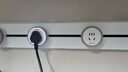 NVC雷士電工燈帶軌道插座 感應柔光 可移動(dòng)明裝免打孔 750mm+4個(gè)五孔 白色 曬單實(shí)拍圖