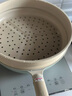 炊大皇 炒鍋防粘易潔陶瓷平底多用炒菜鍋30cm 磁爐通用糯米團綠NM30CGL 曬單實(shí)拍圖