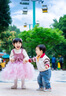 G.DUCKKIDS小黃鴨公主裙女童連衣裙秋裝2025新款兒童小香風(fēng)裙子女孩紗裙春秋 粉色 130 建議7~8歲【120-130cm】cm 曬單實(shí)拍圖