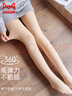 貓人25年新品【加絨光腿神器】女士打底褲襪女外穿保暖顯瘦連褲襪肉色 曬單實(shí)拍圖