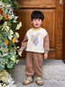 minibala[小飛象聯(lián)名]巴拉男女童寶寶入園套裝上學(xué)柔軟長(cháng)袖長(cháng)褲2025秋新款 咖啡A51212 入園上學(xué)可愛(ài)百搭 90 曬單實(shí)拍圖