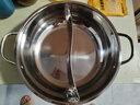 科固（KEGOO）鴛鴦鍋32CM 大容量火鍋專用鍋具湯鍋燃?xì)怆姶艩t通用涮鍋 KG591 曬單實(shí)拍圖