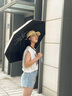左都（ZUODU）全自動遮陽傘防曬防紫外線黑膠太陽傘晴雨兩用男女折疊防回彈雨傘 【檸檬黃】收傘防回彈+專業(yè)防曬 曬單實拍圖