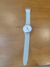 斯沃琪Swatch硅膠表帶12mm短款時(shí)尚女表帶橡膠硅膠手表帶配件代用 淺藍色 12mm 曬單實(shí)拍圖