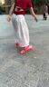 麥斯卡（Mesuca） 酷庫洛米輪滑鞋兒童溜冰鞋女童專業(yè)初學(xué)報(bào)班滑輪滑冰鞋生日禮物 美樂蒂鞋+頭盔護(hù)具包+鎖輪 L （平時(shí)鞋碼32-37,可調(diào)節(jié)大?。?曬單實(shí)拍圖