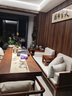 紂皇御苑（ZOHONYON）羅漢床沙發(fā)新中式實(shí)木松木茶桌功夫茶道桌禪意泡茶臺茶桌椅套組 240桌+羅漢沙發(fā)+5客椅（送茶臺） 曬單實(shí)拍圖