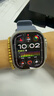 Apple/蘋果 Watch Ultra 3 智能手表GPS+蜂窩款49毫米原色鈦金屬表殼鐵錨藍(lán)色海洋表帶 MEWJ4CH/B 曬單實(shí)拍圖