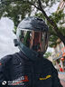 杜漢（DUHAN）摩托車騎行服男四季防摔機車服越野賽車服騎士褲子 D-020黑色上衣 L 曬單實拍圖