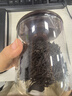 安扣（ANKOU）玻璃罐咖啡豆密封罐單向排氣咖啡粉玻璃密封儲物罐600ml咖色 曬單實拍圖