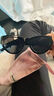 貓眼墨鏡張元英同款M94復古歐美時(shí)尚高級防紫外線(xiàn)太陽(yáng)鏡可配鏡 頂板黑色0度送禮盒 該有的都有 曬單實(shí)拍圖