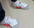 回力回力男女帆鞋深圳學(xué)校排球運(yùn)動(dòng)鞋中小學(xué)生跑步鞋田徑訓(xùn)練鞋 27A白紅 36 曬單實(shí)拍圖
