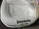 IMOMOTO嬰兒斜坡枕防吐奶嗆奶神器新生兒床中床安撫枕0-6個(gè)月躺喂墊 維納白 【乳膠內膽近0-90°調節】 曬單實(shí)拍圖