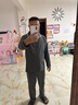 蕉內棉棉301H男士睡衣睡褲純棉情侶家居服可外穿柔軟舒適長(cháng)袖套裝春秋 曬單實(shí)拍圖