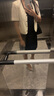 H's小香風外套女夏季新款女裝V領(lǐng)短袖上衣千金風復(fù)古短外套女 米白色 S 曬單實拍圖