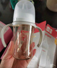 貝親（Pigeon）自然離乳 PPSU重力球吸管雙把手奶瓶 240mL  6月+ AA252 曬單實(shí)拍圖