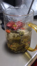 雅集筑茗玻璃茶杯茶水分離玻璃杯帶蓋帶玻璃內膽辦公家用耐熱泡茶杯 曬單實(shí)拍圖