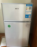 奧克斯小冰箱家用小型迷你冷藏冷凍兩用出租房宿舍用節(jié)能省電寢室辦公室電冰箱 【熱賣款 升級凈化去味】22A126DW銀 曬單實拍圖