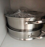 愛仕達(dá)（ASD）蒸鍋304不銹鋼三層湯鍋蒸煮一體 家用復(fù)底30CM大容量高拱蓋蒸籠G3 曬單實拍圖