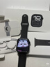 Apple/蘋(píng)果 Watch Series 10 智能手表GPS款42毫米亮黑色鋁金屬表殼黑色運動(dòng)型表帶M/L MX1P3CH/B 曬單實(shí)拍圖