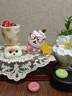 CONGSTUDIO限定手作可愛貓咪手工陶瓷杯酒杯咖啡杯創(chuàng)意卡通少女生日禮物 奶茶「可可」 曬單實拍圖