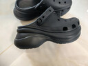 卡駱馳（crocs）小鯨魚(yú)檀健次同款洞洞鞋女鞋涼鞋拖鞋厚底涼拖 206302-001 W6 曬單實(shí)拍圖