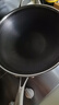 赫巴茲（HZIB）德國不粘鍋316不銹鋼炒鍋炒菜鍋具少油煙平底炒鍋電磁爐燃氣通用 雙面屏+玻璃蓋內徑32外徑 34cm 曬單實(shí)拍圖