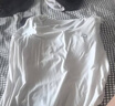 蕉內絲絲508S莫代爾男士背心冰絲涼感 T恤短袖打底衫夏款家居服可外穿 【背心】暖白 XL 曬單實(shí)拍圖
