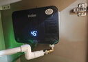 海爾（Haier）國家補貼20%即熱式小廚寶電熱水器 55MINI藍 5500W無(wú)級變頻節能 即開(kāi)即熱智能恒溫家用廚房熱水寶 曬單實(shí)拍圖