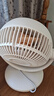 美的（Midea）【小型風(fēng)扇】輕音臺(tái)式桌面空氣循環(huán)扇家用柔風(fēng)電風(fēng)扇宿舍辦公迷你臺(tái)扇落地扇空調(diào)伴侶 GAF18AD 曬單實(shí)拍圖