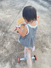 鳳凰（Phoenix）兒童自行車(chē)3-4-6-10歲寶寶腳踏車(chē)男孩女孩童車(chē)折疊單車(chē) 仰望櫻花粉+輻條輪-帶后座款 14寸（建議身高100-120cm） 曬單實(shí)拍圖