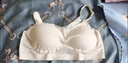 莫代爾品牌孕婦哺乳內(nèi)衣四季薄款孕期無(wú)痕美背一片式哺乳防下垂文胸背心 珍珠白 XL【120-135斤 38/85】 曬單實(shí)拍圖