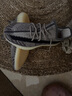 阿迪達斯Yeezy350灰芝麻椰子夏日透氣男女運動(dòng)休閑鞋FZ1267 44.5 曬單實(shí)拍圖