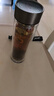 蘇泊爾（SUPOR）玻璃杯雙層加厚茶水分離杯男女士車(chē)載泡茶玻璃水杯子烏木黑330ml 曬單實(shí)拍圖