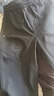 老爺車(chē)春秋款男士休閑褲中老年寬松爸爸褲老人松緊腰秋冬加絨直筒褲子 灰色【春秋款不加絨】 2XL 【適合】120-140斤 曬單實(shí)拍圖