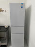 美的（Midea）白色租房家用客廳小型冰箱三開(kāi)門(mén)中門(mén)軟冷凍節(jié)能省電低音MR-230TE 以舊換新 曬單實(shí)拍圖