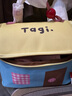 Tagi.機(jī)靈小房子防水皮質(zhì)便攜洗漱包大容量化妝包 芝士海鹽七夕禮物 曬單實(shí)拍圖