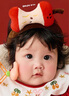 G.DUCKKIDS小黃鴨嬰兒包屁衣春秋長袖新生兒連體衣女寶寶公主滿月周歲哈衣 酒紅色夏款 加襪子 66cm 尺碼建議0-3個(gè)月8-12斤 曬單實(shí)拍圖