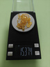 周六福黃金耳釘女雪花耳圈耳飾七夕生日禮物計價A099578 一對 約1.48g  曬單實拍圖