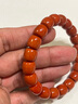 石玥珠寶收藏級涼山南紅瑪瑙手串直切桶珠轉(zhuǎn)運(yùn)珠手鏈男女士款禮物11x10mm 曬單實(shí)拍圖