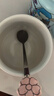 貝瑟斯馬克杯 陶瓷杯喝水杯子咖啡杯櫻花浮雕泡茶杯帶蓋辦公家用水杯子 曬單實(shí)拍圖