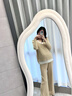 革曼孕婦裝秋季套裝2025大碼時(shí)尚外穿高級感孕婦上衣褲子春秋款兩件套 灰色套裝 L(建議115-130斤) 曬單實(shí)拍圖