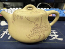 近景宜興紫砂壺石瓢壺名家純?nèi)止ぴV段泥家用紫砂茶壺辦公室泡茶壺 一壺三杯精美禮盒裝 260CC 曬單實(shí)拍圖