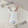 新生嬰兒衣服0到3個(gè)月男寶寶女冬裝純棉a類(lèi)夾棉秋冬保暖分體套裝 【輕盈保暖】套裝樹(shù)葉小貓 52cm 碼：10斤以下寶寶 曬單實(shí)拍圖