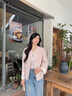 香影新中式絕美外套女2025秋裝新款重工刺繡國(guó)風(fēng)元素粉色開(kāi)衫上衣 銀牡丹色 S 55/80A/85-95斤 曬單實(shí)拍圖