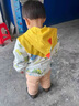 G.DUCKKIDS童裝男童外套春秋2024新款兒童衣服小童春裝恐龍外套連帽夾克風(fēng)衣 黃色拼接恐龍 90尺碼1~2歲【 80-90cm】 曬單實(shí)拍圖